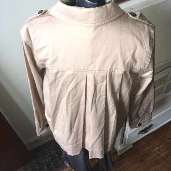 J Crew Factory tan utility safari L lightweight jacket - Picture 3 of 4